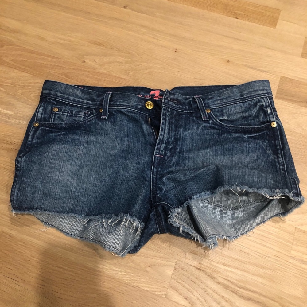 7 for all mankind Jean shorts